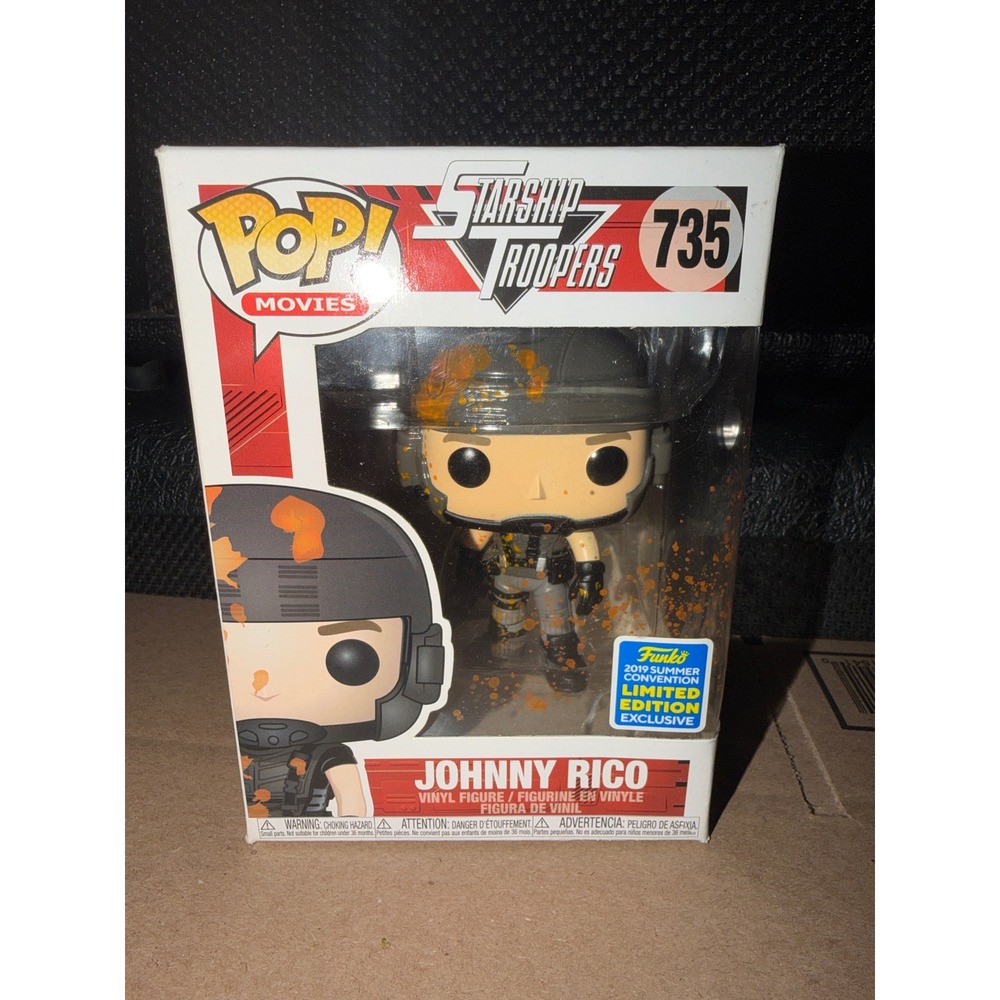 Funko Pop Starship Troopers Johnny Rico 735 2019 Summer Convention Exclusive